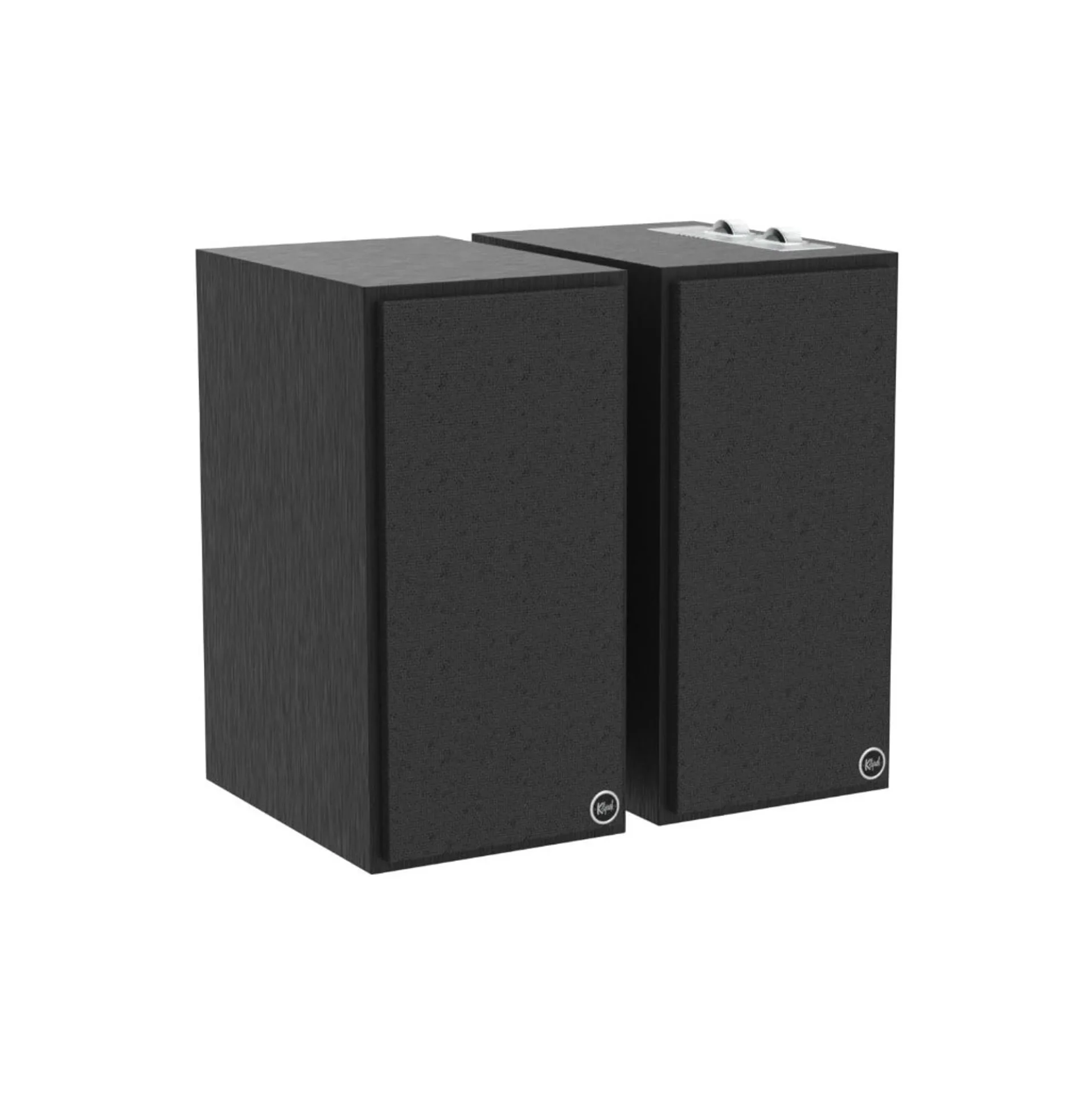 Klipsch The Sevens Heritage Inspired powered speakers pair in black finish.