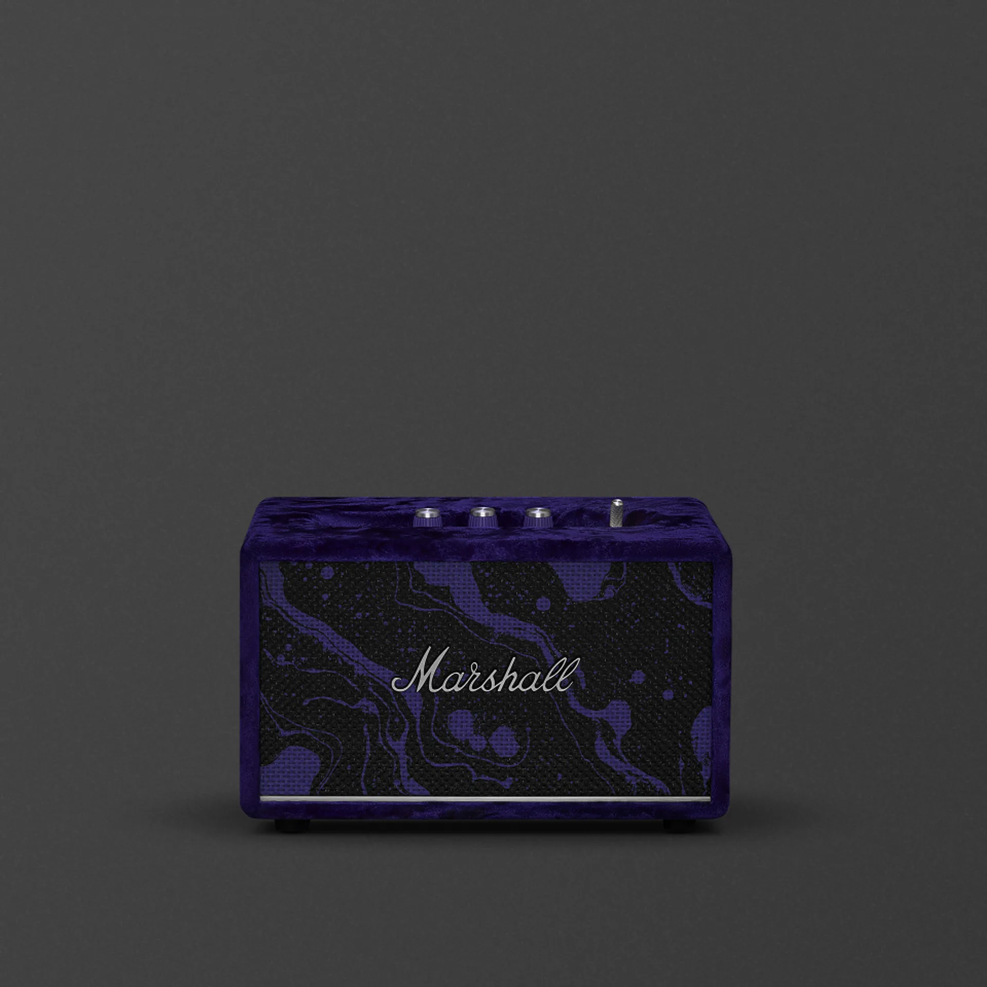 Marshall Acton III Hendrix 60th Anniversary Edition with purple crushed velvet and cosmic grille